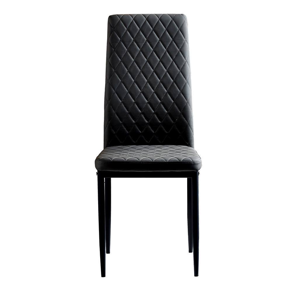 Modern Black Minimalist Dining Chair/Conference Chair (Set of 4)