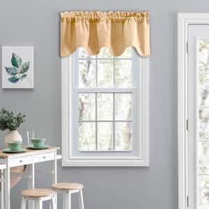Buy Ellis Curtain Stacey Ruffled Filler Valance, White, 54 x 13 Online at  Low Prices in India 