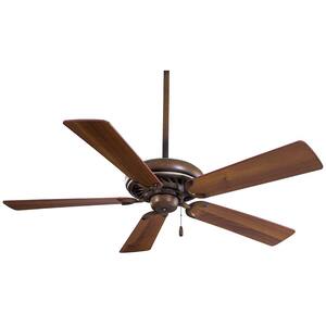 Supra 52 in. Indoor Belcaro Walnut Ceiling Fan
