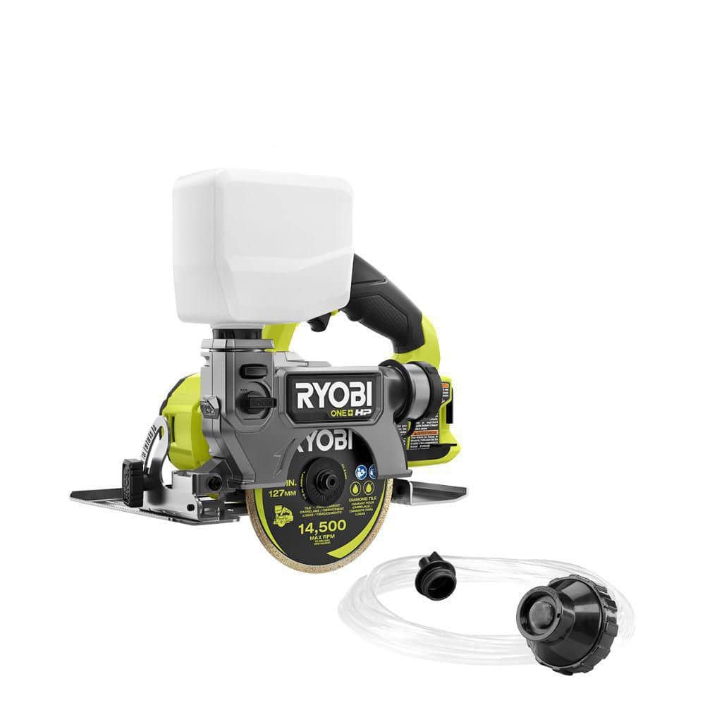 RYOBI ONE+ HP 18V Cordless Handheld Wet/Dry Masonry Tile Saw (Tool