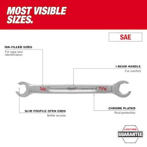 1/4 in. x 5/16 in. Double End Flare Nut Wrench
