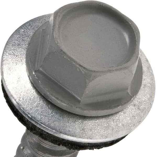 Roofing Screws Hex Head 490 Screws Sealing Neoprene Washer #12 x 1 1/2" inch 