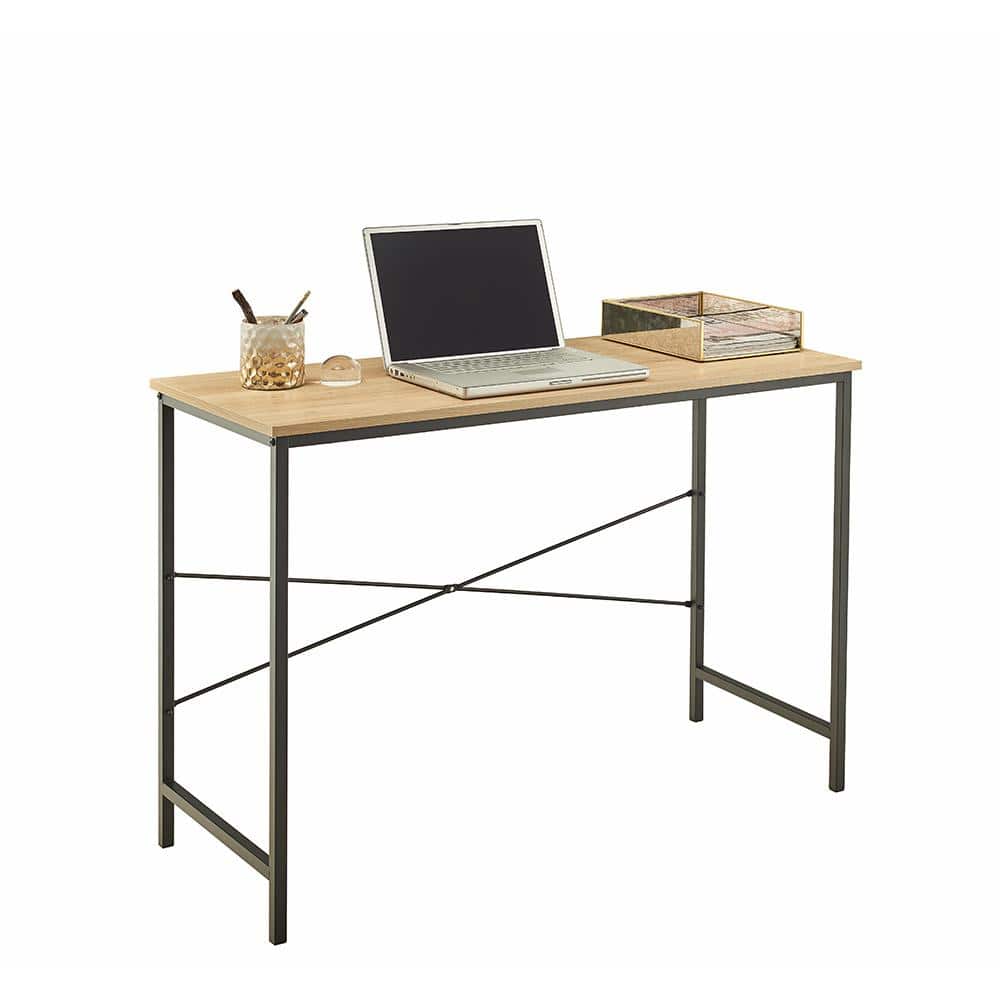Sleek Tribeca Mixed Material Console Table with Storage