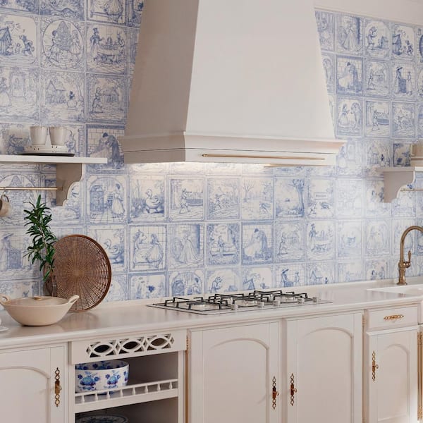 Once Upon A Tile 10 in. x 10 in. Porcelain Floor and Wall Tile (10.88 sq. ft. /Case)