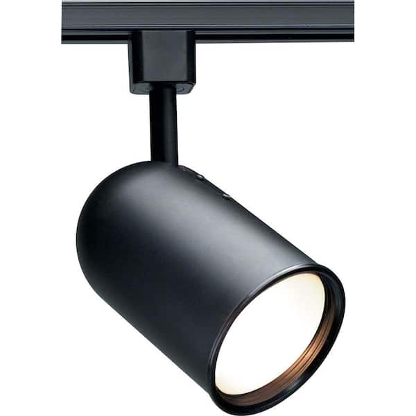 SATCO 1-Light R30 Black Bullet Cylinder Track Lighting Head