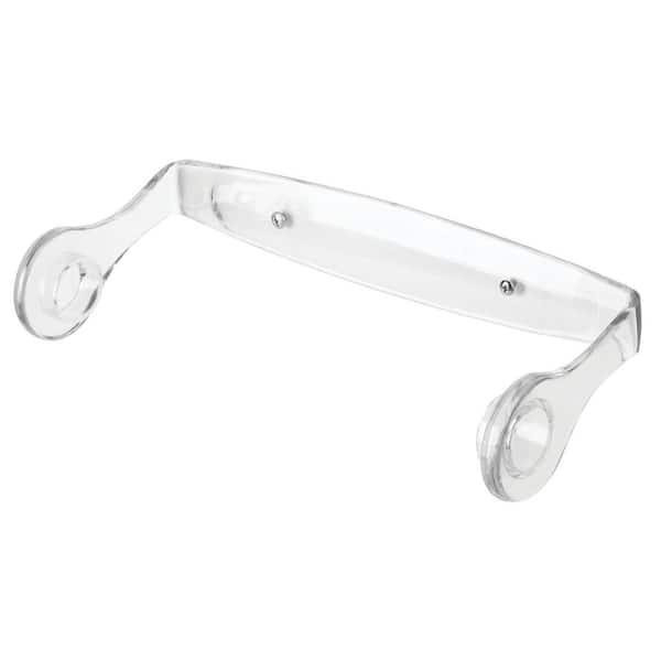 iDesign Clarity Wall Mount Paper Towel Holder White