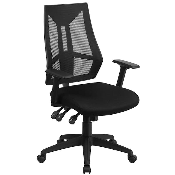 Carnegy Avenue Mesh Swivel Office Chair in Black