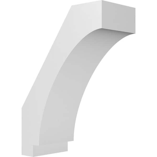 Ekena Millwork Imperial 5 in. x 14 in. x 10 in. Architectural Grade PVC Knee Brace