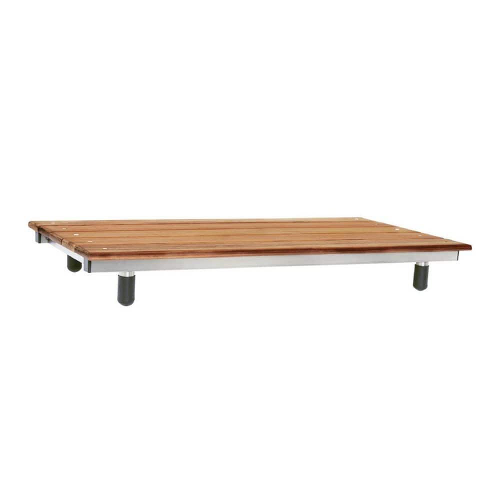 30 in. x 15 in. Bridgeport Removable Tub Seat in Natural Teak with Wood 3 in. Slats price history on PriceWatchPro