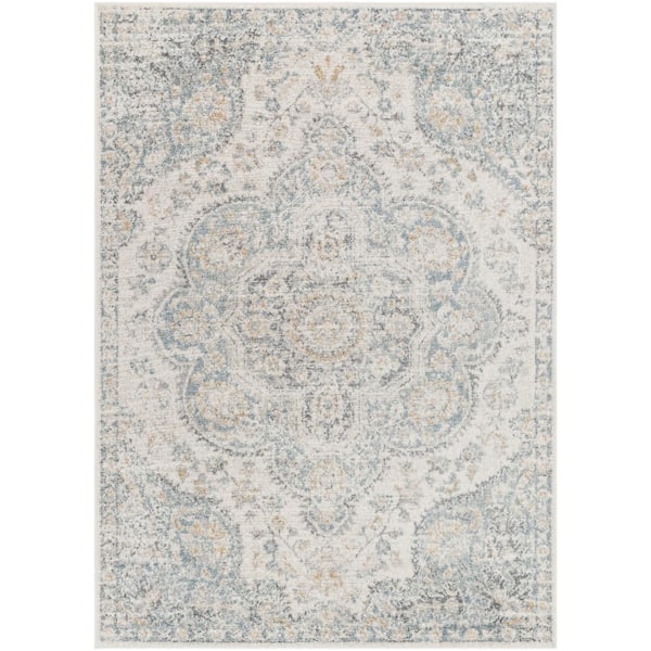 Livabliss Alois Cream/Light Beige 5 ft. x 7 ft. Indoor/Outdoor Area Rug