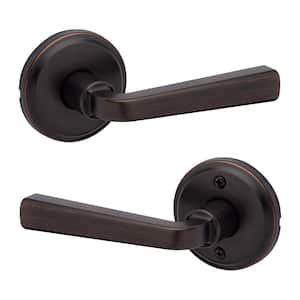 Trafford Venetian Bronze Reversible Hall Closet Bedroom Passage Door Handle with Microban Antimicrobial Technology