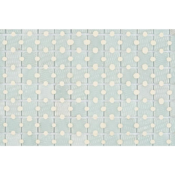 Ivy Hill Tile Hydra White 11.81 in. x 11.81 in. Frosted Glass Wall Mosaic  Tile (0.96 sq. ft./Each) EXT3RD108336 - The Home Depot