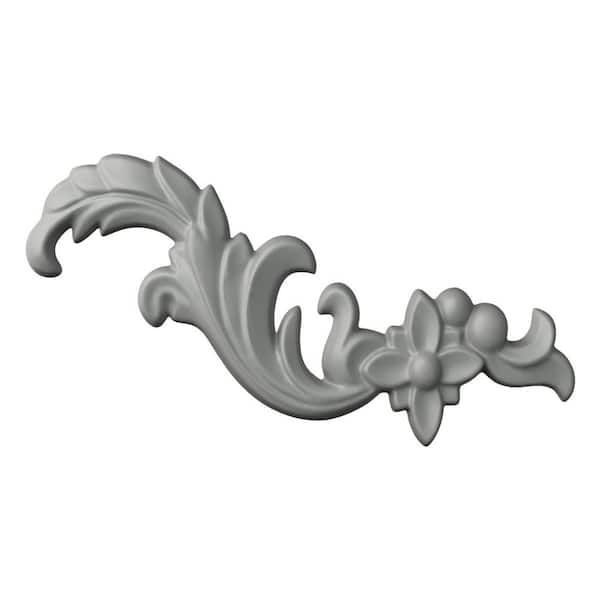 Ekena Millwork 1.00 in. x 15 in. x 8 in. Polyurethane Applique and Onlay Moulding