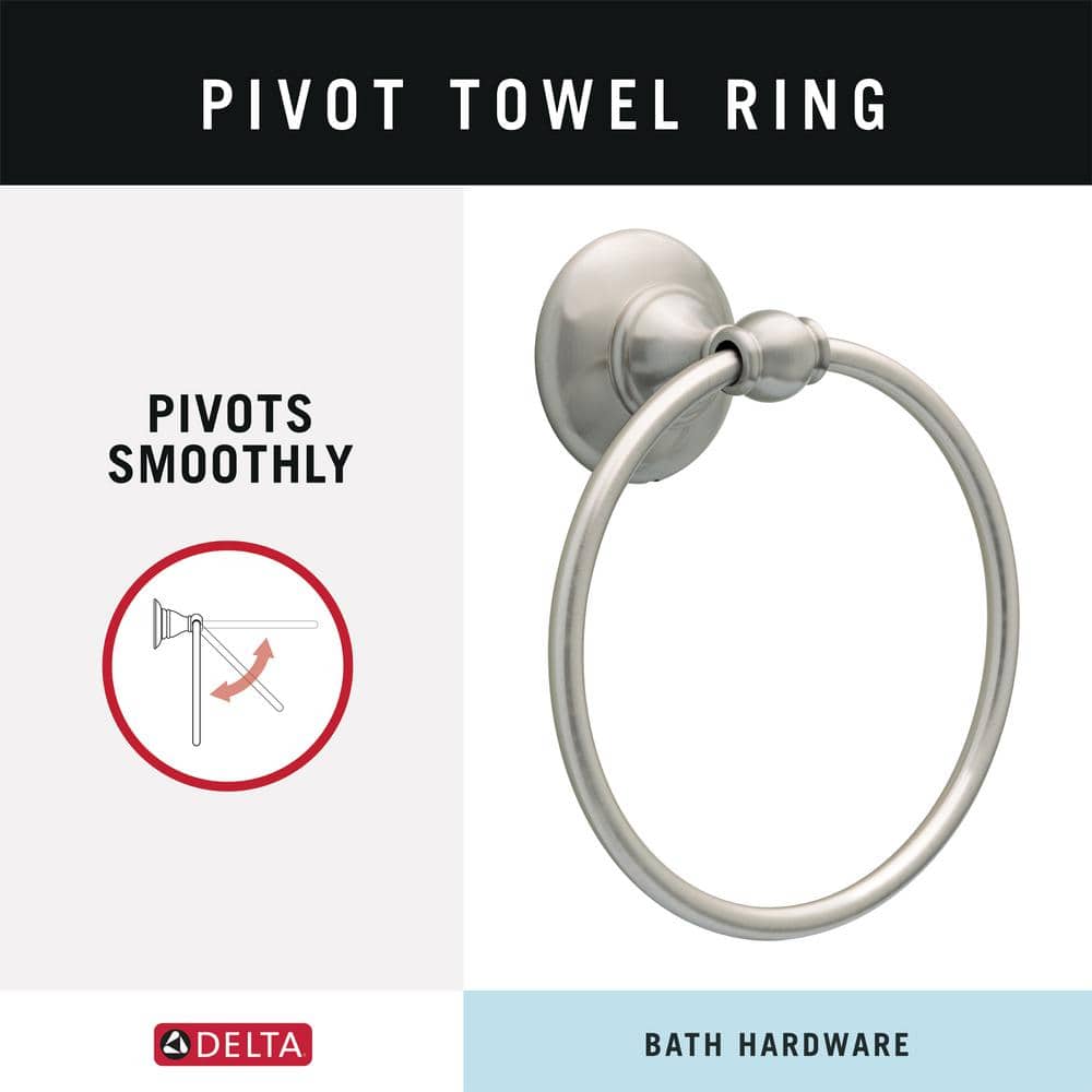 Greenwich II Brushed Nickel 3-Piece Bathroom Hardware Set