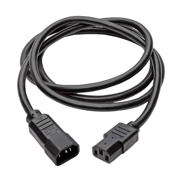 ETL VDE UL 3 Prong IEC Electric Extension Cable Female to Male AC Computer  Monitor C13 C14 Connector Power Cord - China Power Cord, Power Extension  Cord