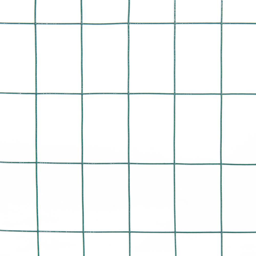 Fencer Wire 3 Ft X 50 Ft 16 Gauge Green Vinyl Coated Welded Wire Fence With Mesh Size 3 In X 2 In Wv16 G3x50m32 The Home Depot Fencer Wire 3 Ft X 50 Ft 16 Gauge Green Vinyl Coated Welded Wire Fence With Mesh Size 3 In X 2 In Wv16 G3x50m32 The Home Depot