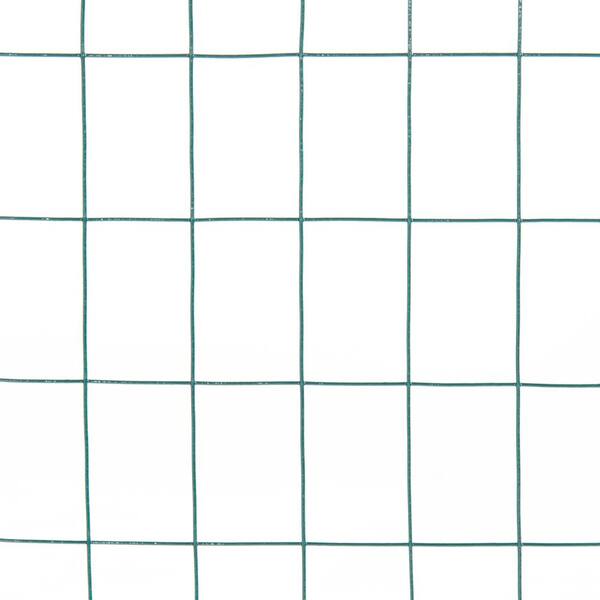 Fencer Wire 3 Ft X 50 Ft 16 Gauge Green Vinyl Coated Welded Wire Fence With Mesh Size 3 In X 2 In Wv16 G3x50m32 The Home Depot Fencer Wire 3 Ft X 50 Ft 16 Gauge Green Vinyl Coated Welded Wire Fence With Mesh Size 3 In X 2 In Wv16 G3x50m32 The Home Depot