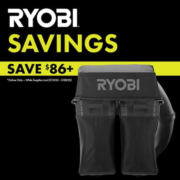 Bagger for RYOBI 48V 38 in. Riding Lawn Mowers