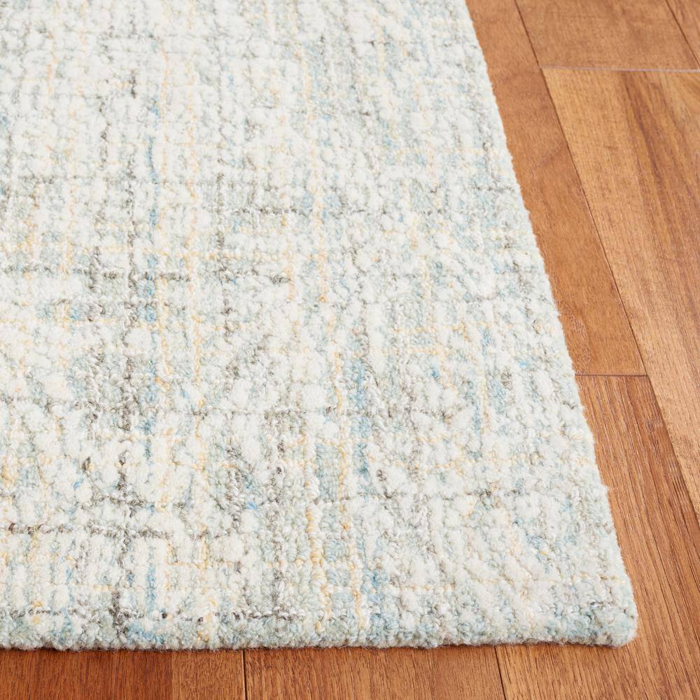 Light Blue Handmade Wool Tufted Area Rug