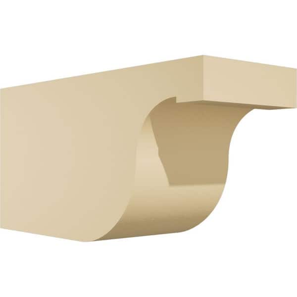 Ekena Millwork Standard Del Monte 6 in. W x 8 in. H x 16 in. D Polyurethane Rafter Tail Outlooker