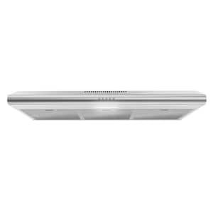 36 in. Consoli Ducted Under Cabinet Range Hood in Brushed Stainless Steel with Mesh Filter,Push Button Control,LED Light