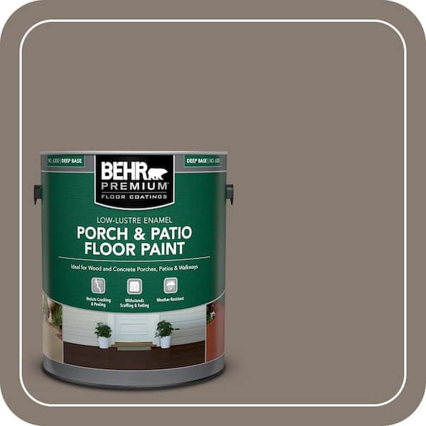 1 gal. #SC-159 Boot Hill Grey Low-Lustre Enamel Interior/Exterior Porch and Patio Floor Paint