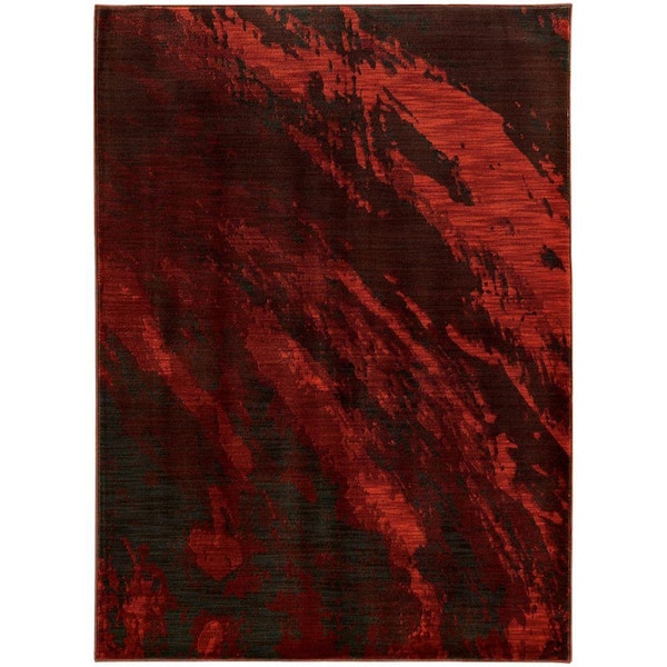 Home Decorators Collection Java Red 5 ft. x 8 ft. Area Rug
