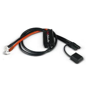 Schumacher 25-Inch, 10-Gauge Jump Starter Cable with Quick Connector, Ideal for Motorcycles and Power Sports