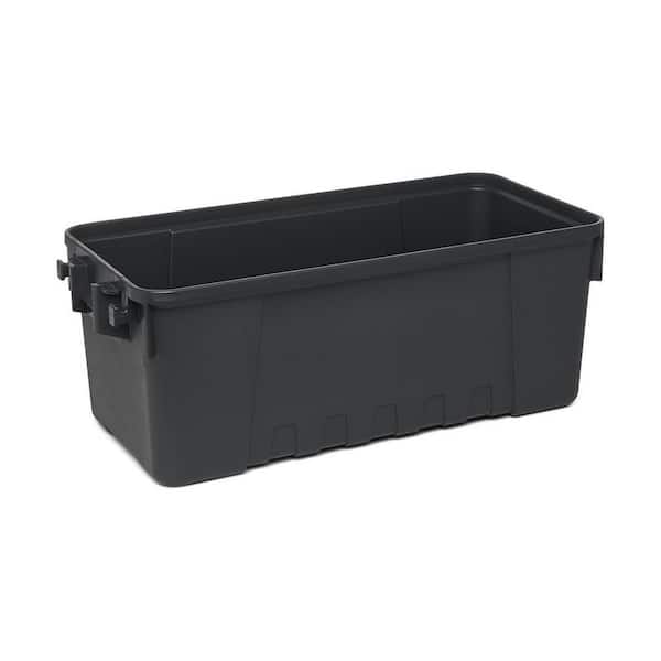 Plano 17-Gal. Storage Box in Charcoal PLAT17CHE - The Home Depot