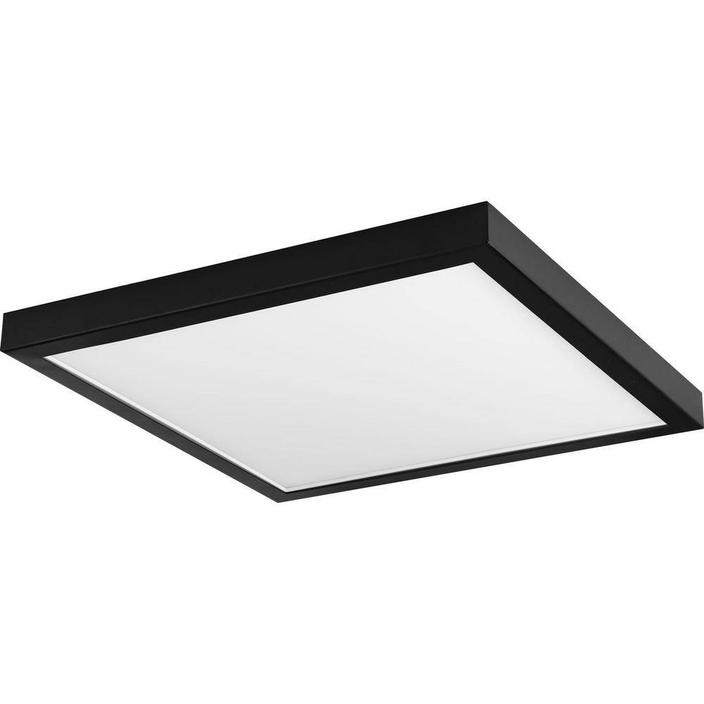 Everlume 14" White Polycarbonate LED Flush Mount with Edgelit Technology