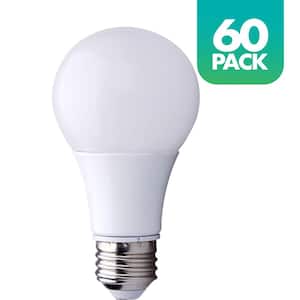 60-Watt Equivalent A19 Dimmable LED Light Bulb Contractor Pack, 2700K Soft White, 60-pack