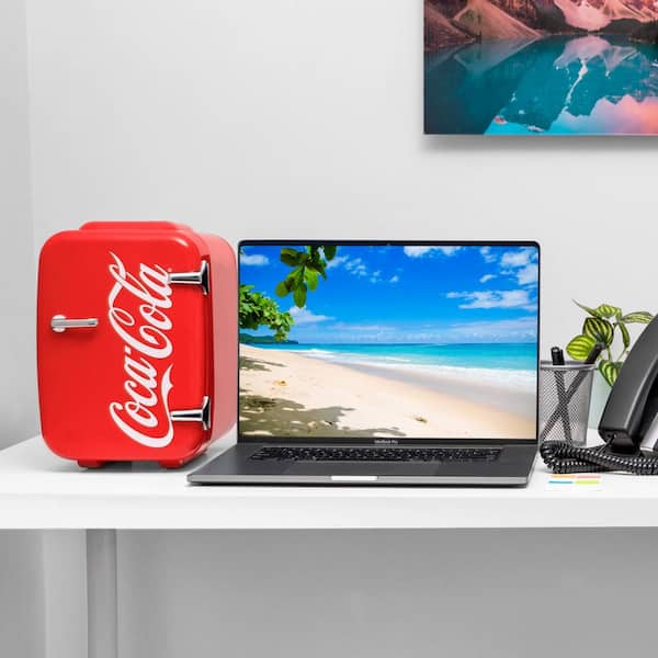 Coca-Cola USB Powered Single Can Retro Style Desktop Cooler - Red