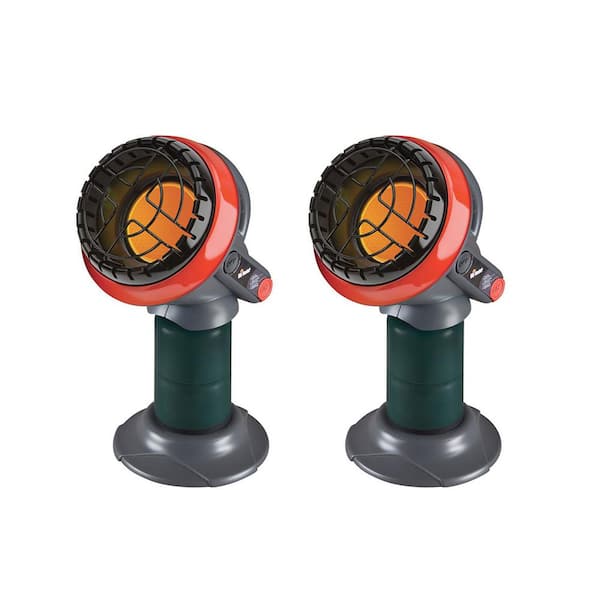 Mr. Heater 3,800 BTU Indoor Outdoor Portable Little Buddy Propane Space Heater (2-Pack)