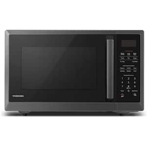 1.2 cu. ft. in Black Stainless Steel 1100 Watt Countertop Microwave Oven with Mute Button, Eco Mode and Smart Sensor