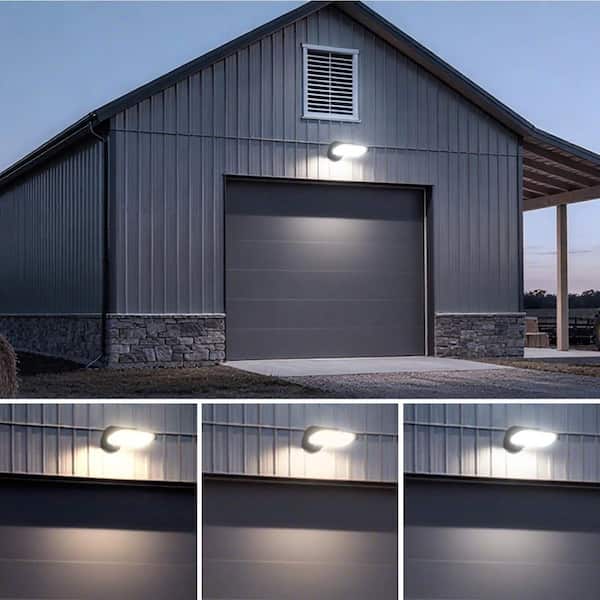 Cedar Hill 72W 8000 Lumen 120 Light Beam Angle Black Dusk to Dawn