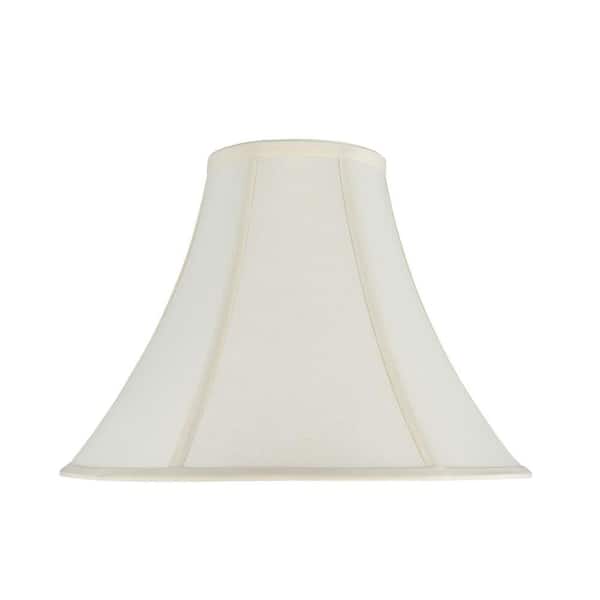 16 in. x 12 in. Ivory Bell Lamp Shade