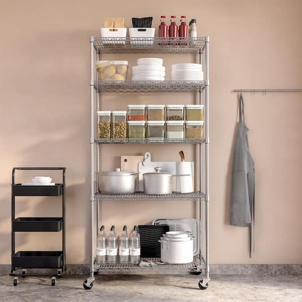 Seville Classics UltraDurable 5-Tier Commercial NSF