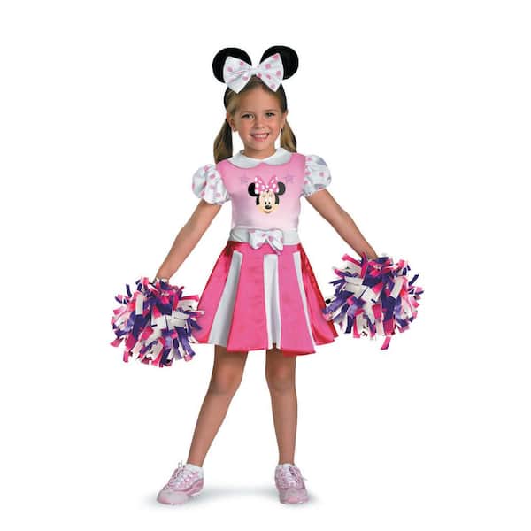 Disguise Toddler Girl's Minnie Mouse Cheerleader Costume - 2T