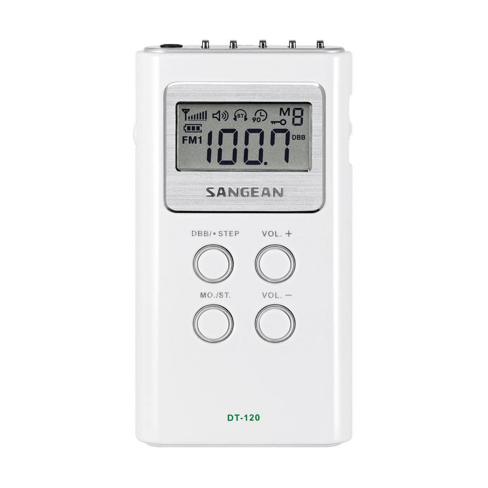 Sangean AM/FM HD Stereo Portable Pocket Radio HDR-14 - The Home Depot
