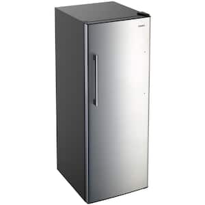 11 cu. ft. Frost Free Convertible Upright Freezer or Fridge in Stainless Steel with Electronic Temperature Control