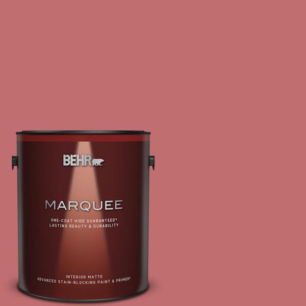 BEHR MARQUEE 1 gal. Home Decorators Collection #HDC-SP14-8 Art House Pink Matte Interior Paint & Primer