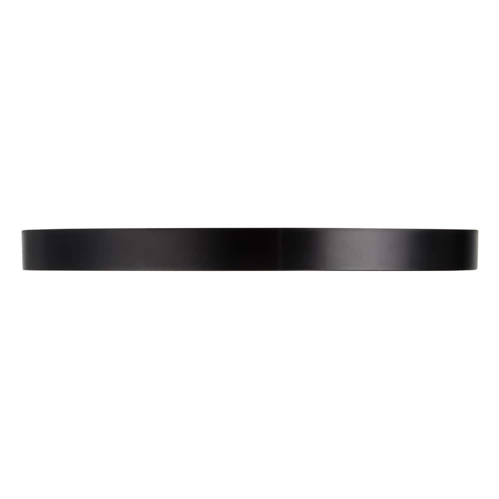 Black Glass LED Flush Mount Ceiling Light