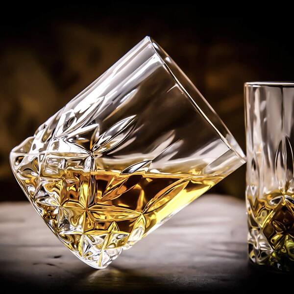 Unbranded 11 oz. Clear Glassware Set (Set of 6) Premium (Mixed) Old  Fashioned for Whiskey/Rum/Bar Tumbler Glasses 29CPH048072