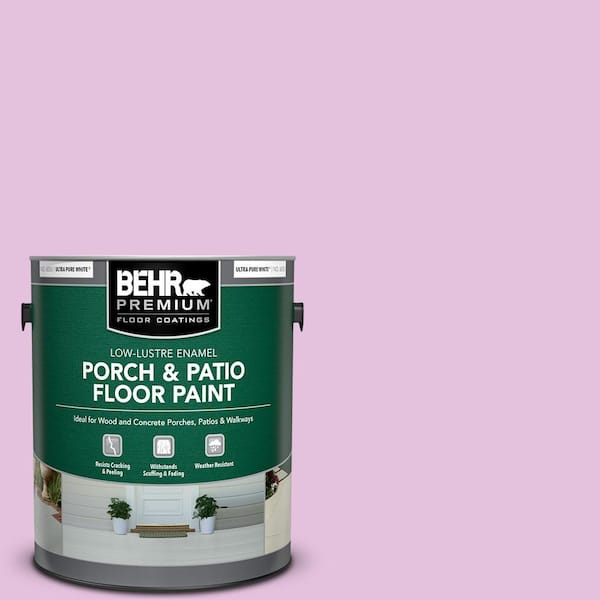 1 gal. #P110-2 Girl Talk Low-Lustre Enamel Interior/Exterior Porch and Patio Floor Paint