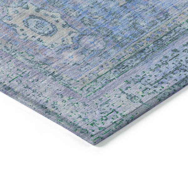 Chantille Machine Washable Indoor/Outdoor Abstract ACN1740 Blue 5 ft. x 7 ft. 6 in. Area Rug