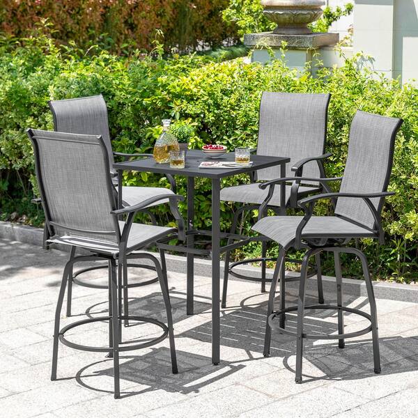 Outdoor Bar Set With Umbrella