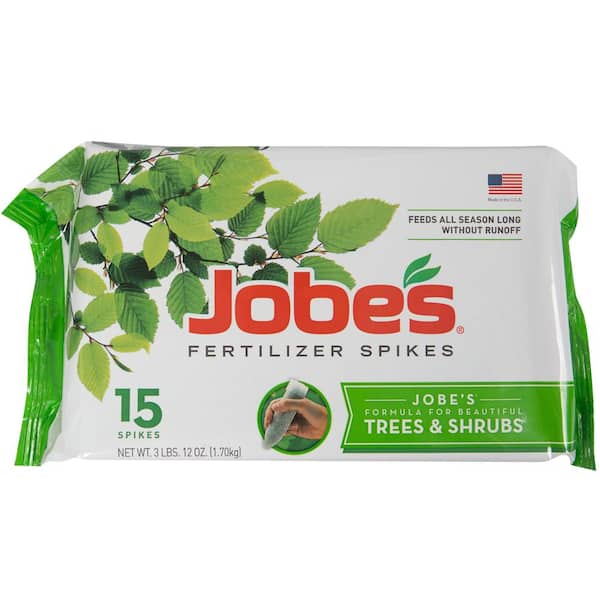 Jobe's 4 lb. Tree and Shrub Fertilizer Spikes (15-Pack)