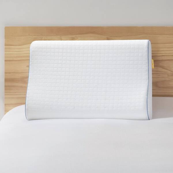 Simmons Memory Foam Contour White Pillow PW5790 9300 The Home Depot