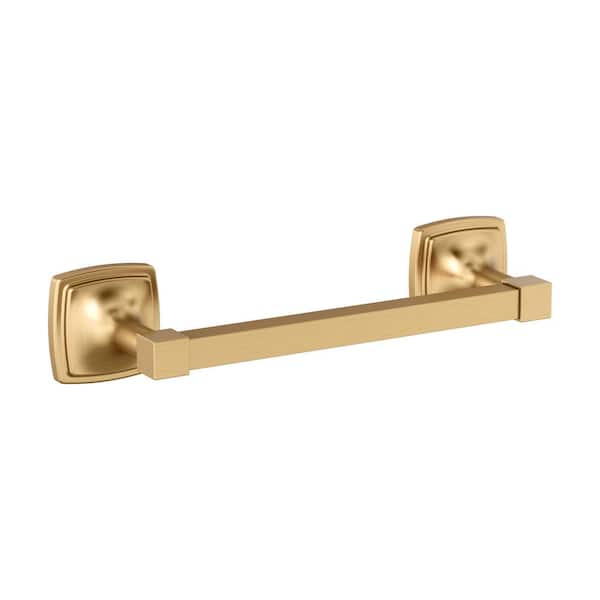 Stature 8 in. Wall Mounted Towel Bar in Champagne Bronze