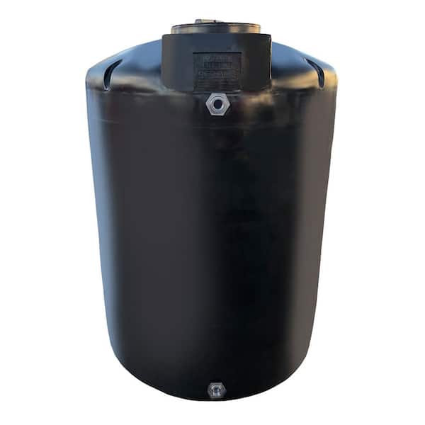 Chem-Tainer Industries 2000 Gal. Black Vertical Water Storage Tank